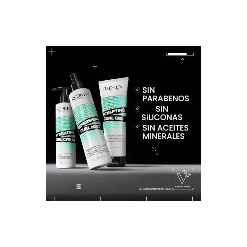 Redken Sculpting Curl Gel 250mL|Para Definir y Fijar Cabello Rizado