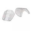 Radians Slip-On Clear Flexible Side Shields Safety Glasses