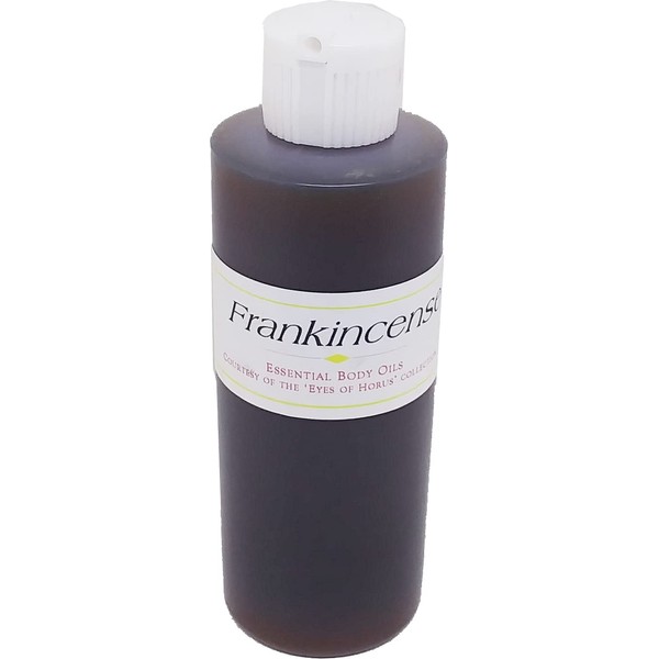 Cultural Exchange Frankincense Scented Body Oil Fragrance [Flip Cap - Brown - 4 oz.]