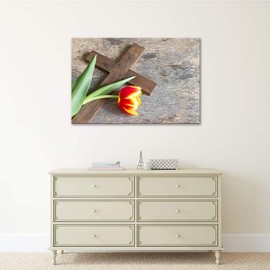 SIGNWIN Canvas Wall Art Easter Day Theme Canvas Prints Home Artwork Decoration for Living Room Bedroom - 16x24 inches