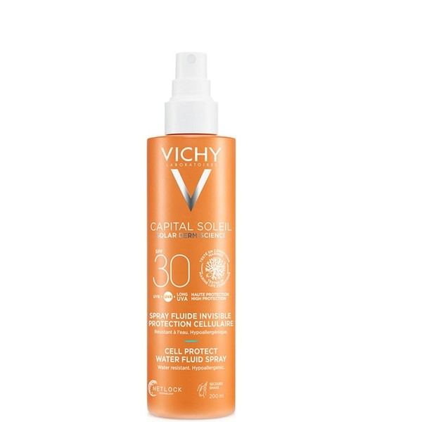 Vichy Capital Soleil Cell Protect Water Fluid Spray SPF30+, 200ml