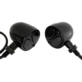 FATECIM 2X Motorcycle LED Turn Signal Lights with Running/Braking Lights, Aftermarket Motorbike Blinkers Indicators Bobber for Harley Honda Yamaha Suzuki Kawasaki Cruiser Mini Chopper Frame