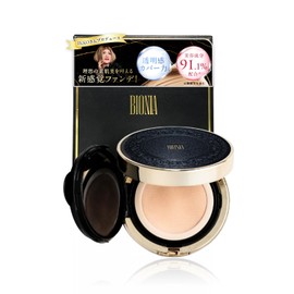 BIONIA Mesh Skin Pact, 0.5 oz (14 g), Exclusive Puff Included, Cushion Foundation, Gel Foundation, Korean Cosmetics, Beauty, Pore Cover, Poreless, Present, Popular, Birthday Gift)