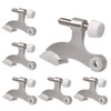 KOVOSCH 6 Pack Hinge Pin Door Stopper Brushed Satin Nickel