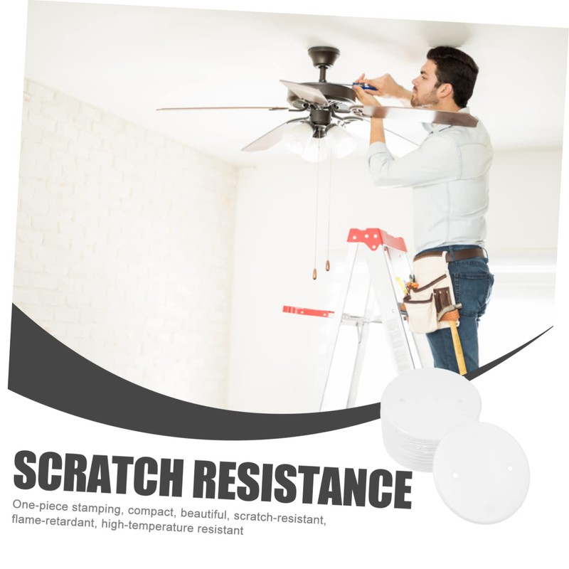 30Pcs Ceiling Covers Replacement for Power Cable Electrical Outlet Wall