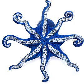 BABY FRANKIEZHOU Simulation Octopus Plush Toy,Octopus Stuffed Animal,Sea Animal Collction,Blue