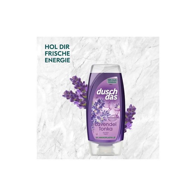 Duschdas Duschgel Lavendel Tonka Duschbad mit verw√∂hnender Duftformel sorgt f√ºr