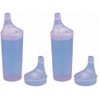 Drinking/Feeding Cup with 2 Spouts and Straw Holes. Small/Narrow Spout