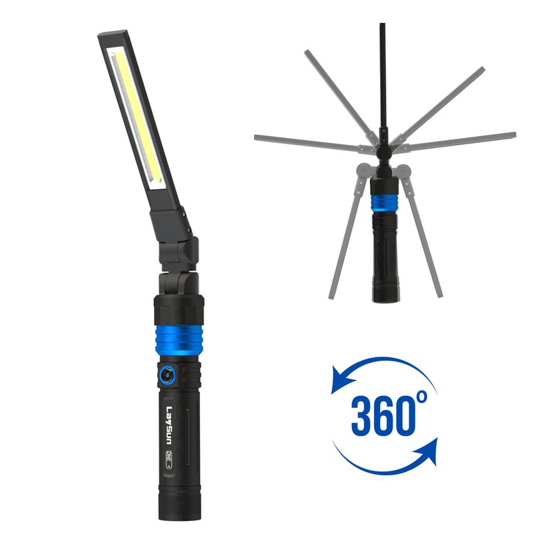 Interchangeable Heads System 3 in 1 Rechargeable Mechanic Light Kit,
