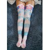 CAT KO Women's Kawaii Thigh High Socks Cute 3D Anime