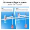 （I Shape 2PCS） Heavy Duty Pivot Hinge for Wood Door,with