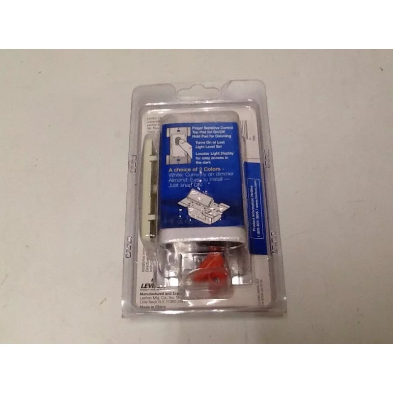 Leviton 6606-1LM Touch Dimmer (White/Almond)