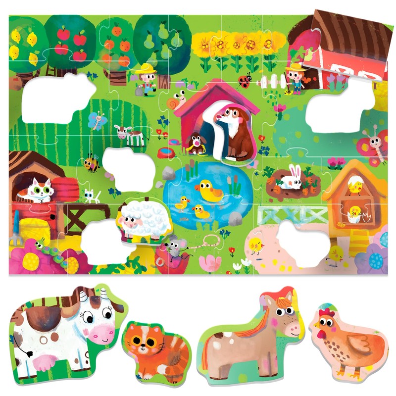 Maxi Shaped Puzzle Farm