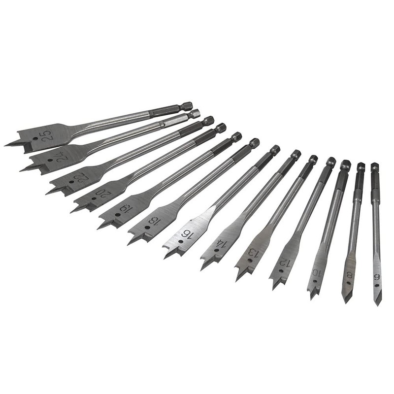 Faithfull FAIFBSET13E Flat Bit Set – 13 Piece