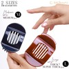 RC ROCHE ORNAMENT 6 Pcs Womens Square Strong Grip Secure
