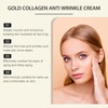 2pcs Golden Collagen Anti-Wrinkle Cream, Gold Collagen Firming Cream,Long-Lasting Deep