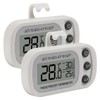 AITRIP 2 Pack Refrigerator Thermometer, Digital Freezer/Fridge Thermometer with Hook