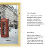 LIVINGTASTE A4 Picture Frame Brushed Gold Aluminium, 2-Pack 21x30 cm Photo