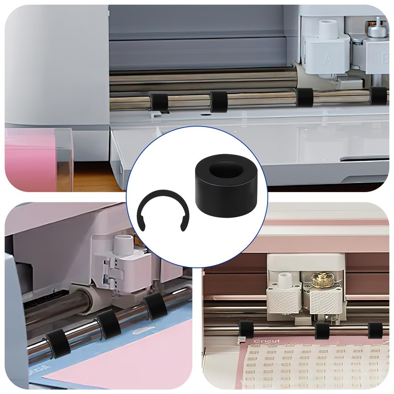 CODOHI 24 Packs Rubber Roller Replacement, Mat Guide Rubbers, Retaining