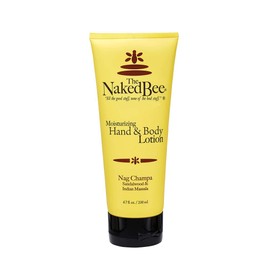 The Naked Bee Nourishing Body Lotion for All Skin Types (6.7oz) - Moisture Replenishing Lotion for Dry Skin with Nag Champa Sandalwood & Indian Massala