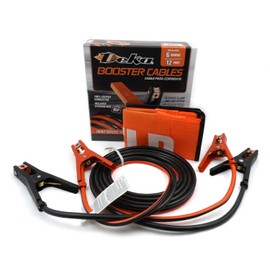 East Penn Deka 00162 CABLE, BOOSTER DUAL 6 GA 12' 500E BLK/ORG 84XE