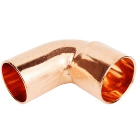 EZ-FLUID Plumbing 1-1/2" Copper Street 90 Degree Elbow Short Turn LF,Pressure Copper Fittings With FTG x Sweat Solder Copper Pipe Connection For Residential,Commercial. (1)