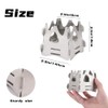 2 Pcs Foldable Stove,Portable Camping Stove for Outdoor Cooking, Lightweight