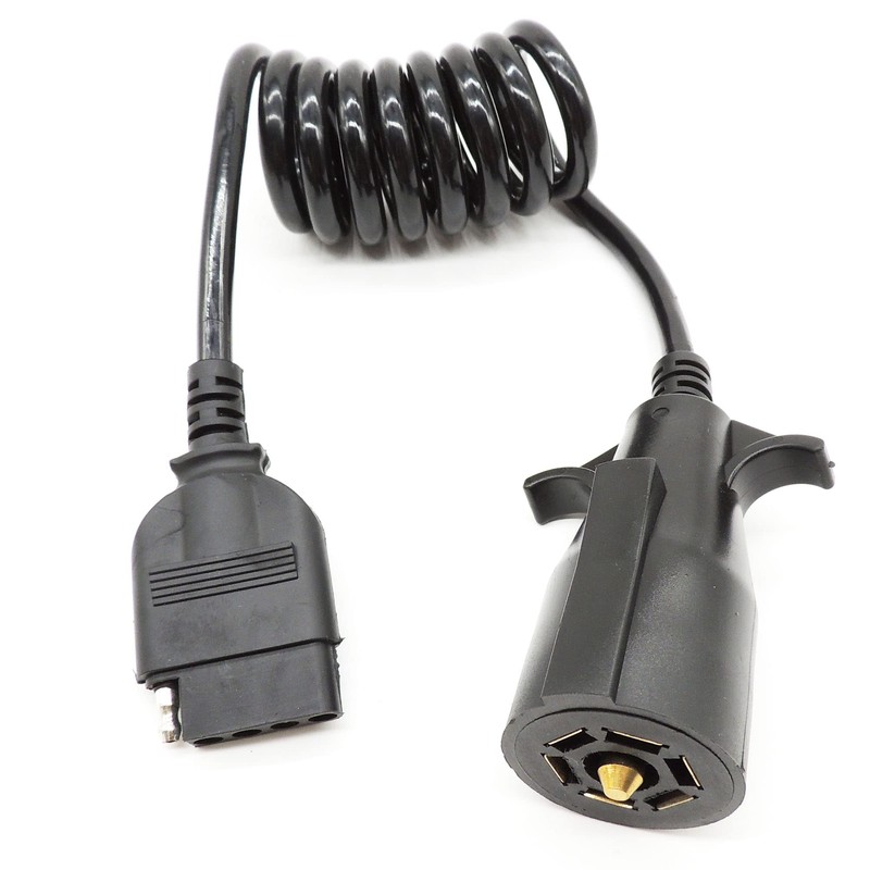 HiSport Trailer Adapter 7 Way Round to 5 Way Pin