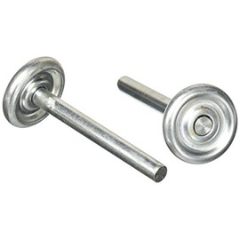 Prime-Line GD 52110 Convex Edge Standard Door Roller, 1-7/8 in Diameter X 3/8 in W, Steel