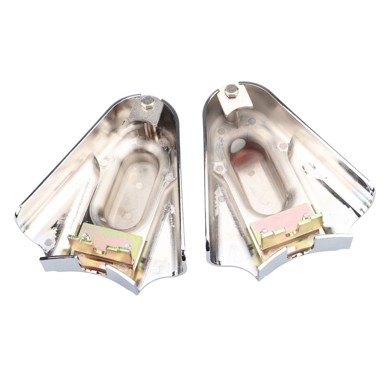 XMMT Chrome Rear Axle Phantom Covers for Harley Softail Standard