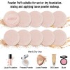 Paquete de 10 almohadillas cosméticas de algodón con cinta para