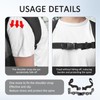 ExcellaElite 2 Pairs Chest Strap for Backpack, Adjustable Rucksack Chest