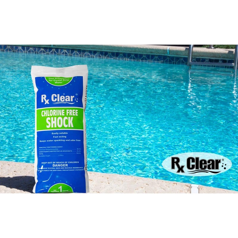 Rx Clear Chlorine-Free Swimming Pool Shock | Eliminate The Harsh
