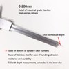 Fdit Vernier Caliper, 150mm/200mm/300mm High-Carbon Steel Vernier Scale Measuring Gauge,