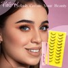 Fadlash Half Eyelashes Kit,Cat Eye Eyelashes,Natural Wispy Half Lashes,Anime Styles