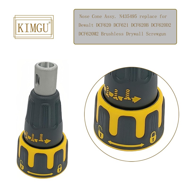 N435495 Nose Cone Assy.​​ replace for Dewalt DCF620 DCF621 DCF620B