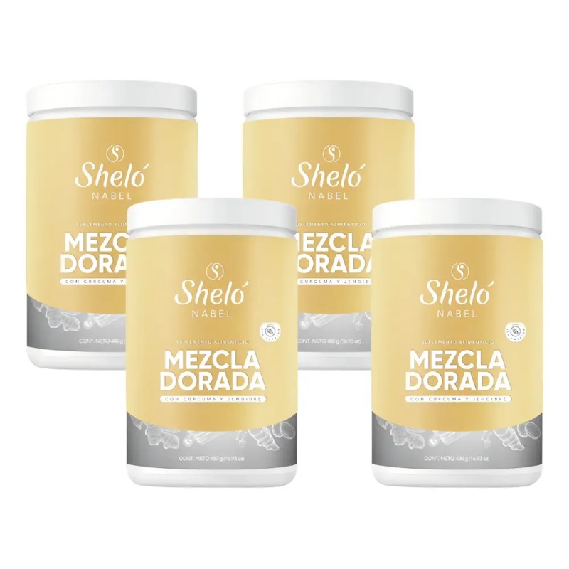 4 Mezcla Dorada Cúrcuma & Jengibre / Golden Milk +