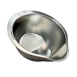Joyce Chen Stainless Steel Rice Strainer Bowl Rice Washer Colander