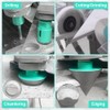 LEKOMESH Tile Hole Saw Kit for Porcelain Tile - (6/6/20/35+50mm