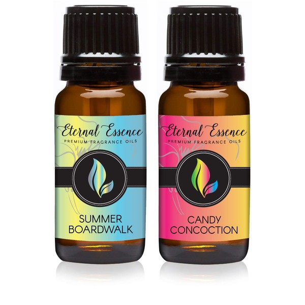 Pair (2) - Summer Boardwalk & Candy Concoction - Premium Fragrance Oil Pair - 10ML