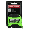 CRAFTSMAN Measuring Tape High Visibility 25 Ft Black and Green