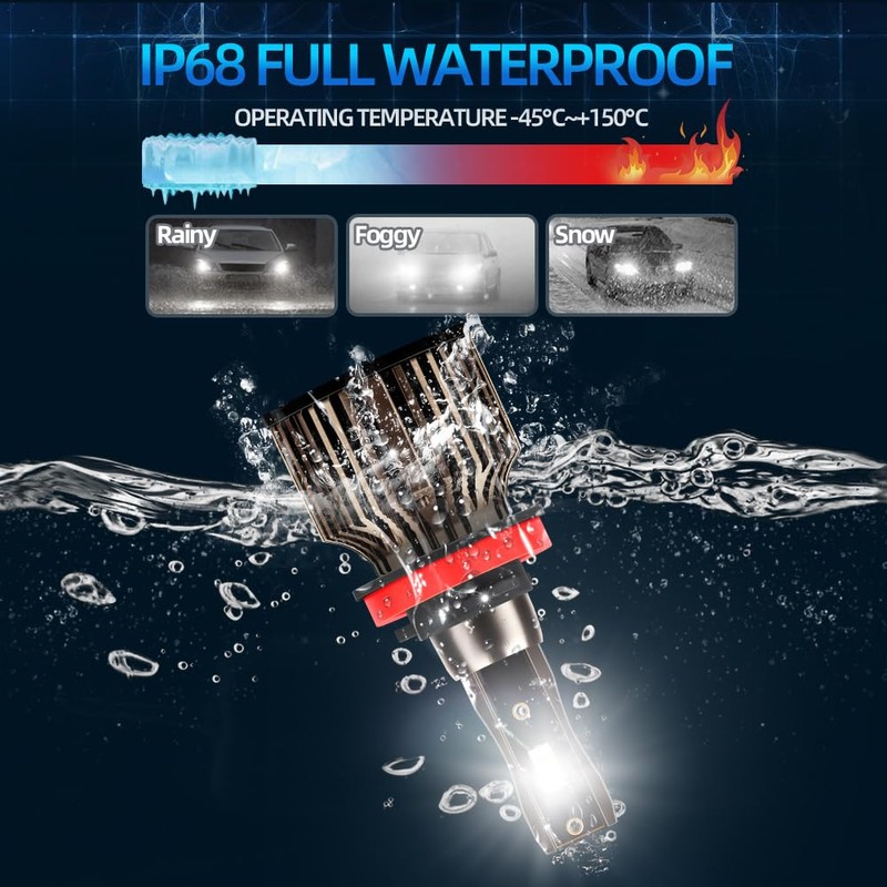 For Toyota 4Runner 2006-2021 Light Bulbs, Low Beam Lights Bulbs,