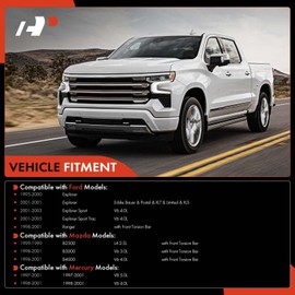 A-Premium Set of 4, Front Upper Control Arm, Lower Ball Joint, Compatible with Ford Explorer 95-01, Explorer Sport 01-03, Ranger 98-01, Mazda B2500 99, B3000 & B4000 98-01, Mercury Mountaineer 97-01