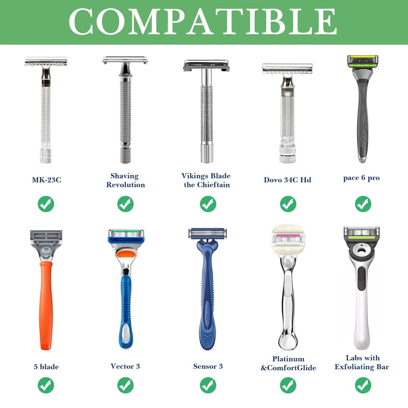 Linkidea Desktop Men's Shaver Holder, Acrylic Shaver Holder Stable for