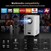 Agreago **Smart Projector 4K, Native 1080P HD, 15,000 Lumens, Wi-Fi