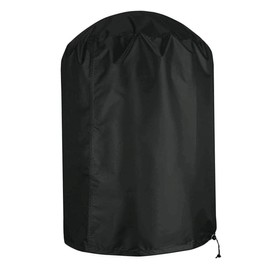 Barrel BBQ Cover Small Kettle Barbecue Grill Cover Waterproof Heavy Duty Protector with Drawstring 58x77cm