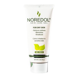 Noredol Skin Care Gel - Redness Relief Moisturizer for Dry Skin - Rosacea Treatment for Face - Soothes Prone Skin and Irritation - Fragrance Free 2 oz