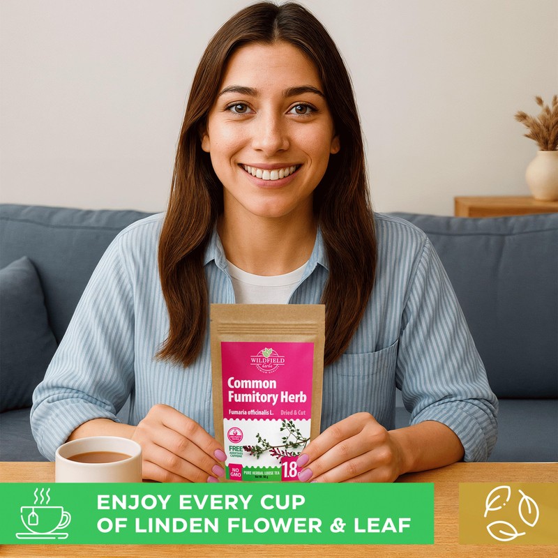 1.8 oz Dried Common Fumitory Herbal Tea (Fumaria Officinalis L.)