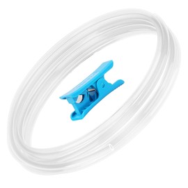 PTFE Tube for 1.75mm Filament with Cutter for Direct Drive Extruder,2.5mm IDx4mm OD Length 2M Bowden Tube Compatible with Bambu Lab A1/A1 mini/P1P/P1S/X1C and K1/K1 Max/Ender 3 V3 (Transparent)