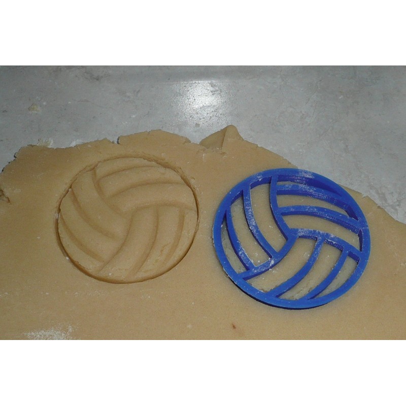 Volleyball sport cookie cutter fondant letter special occasion 3D Printed